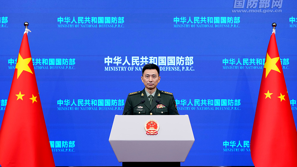 国防部：正告民进党当局“以武拒统”死路一条